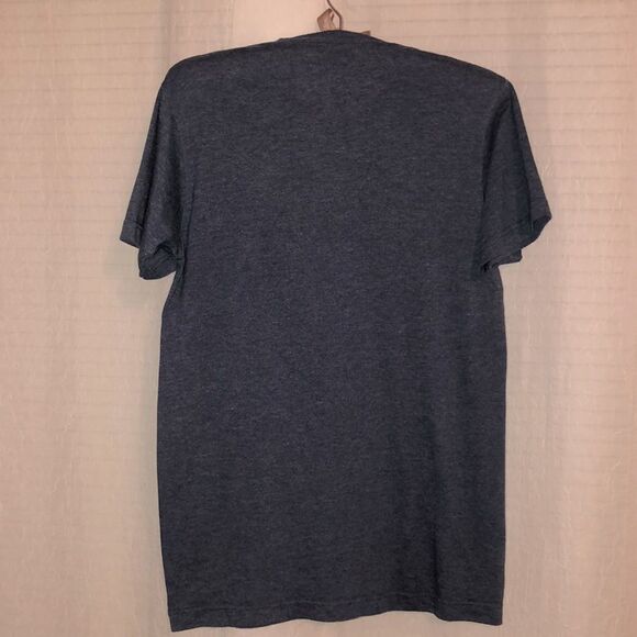 Superman S Indigo Blue Seamless Cotton Tee - Picture 2 of 7